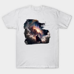 Man watching universe T-Shirt